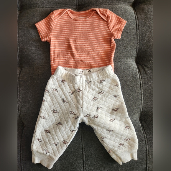 Carter's Dinosaur Sweatpants Matching Set - Picture 2 of 5